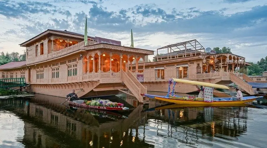 Traditional Carved Houseboat